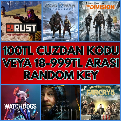  100TL CÜZDAN KODU - 21 TL veya 999 TL KEY !!!!
